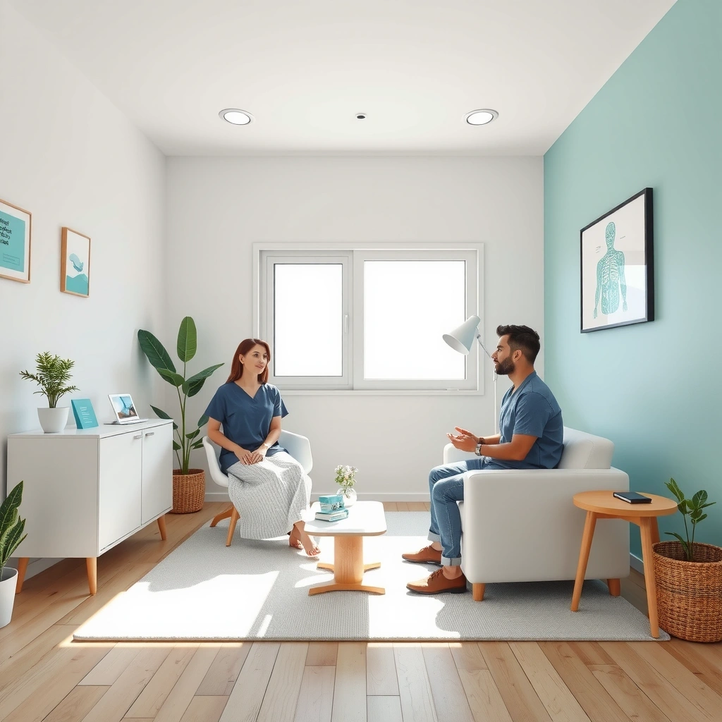 Professional medical consultation background