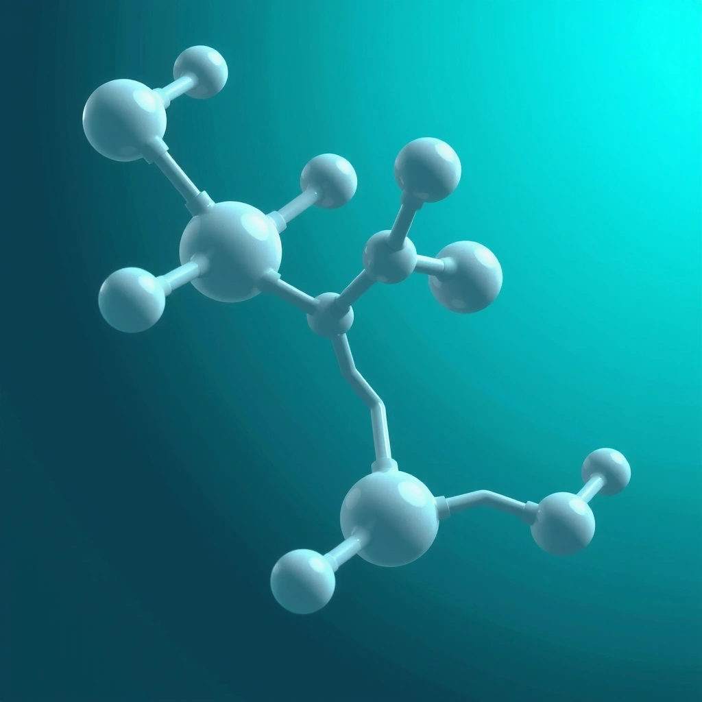 Medical molecular structure background